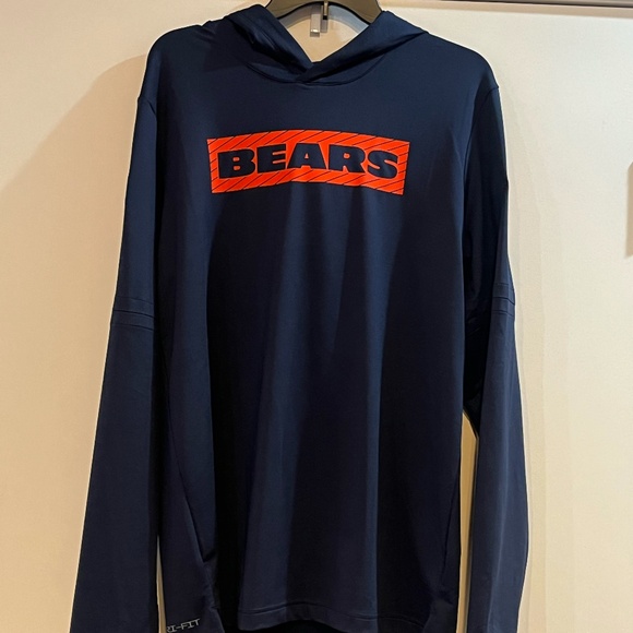Chicago Bears 2023 Training Camp Hooded Long Sleeve – Authentic Team-Issued - Picture 1 of 6